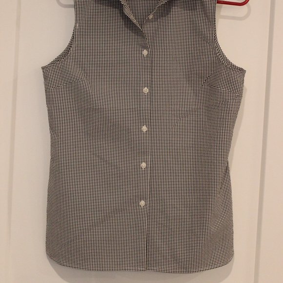 Lole Black Vichy Button-Up Tank: Size M - Picture 5 of 6
